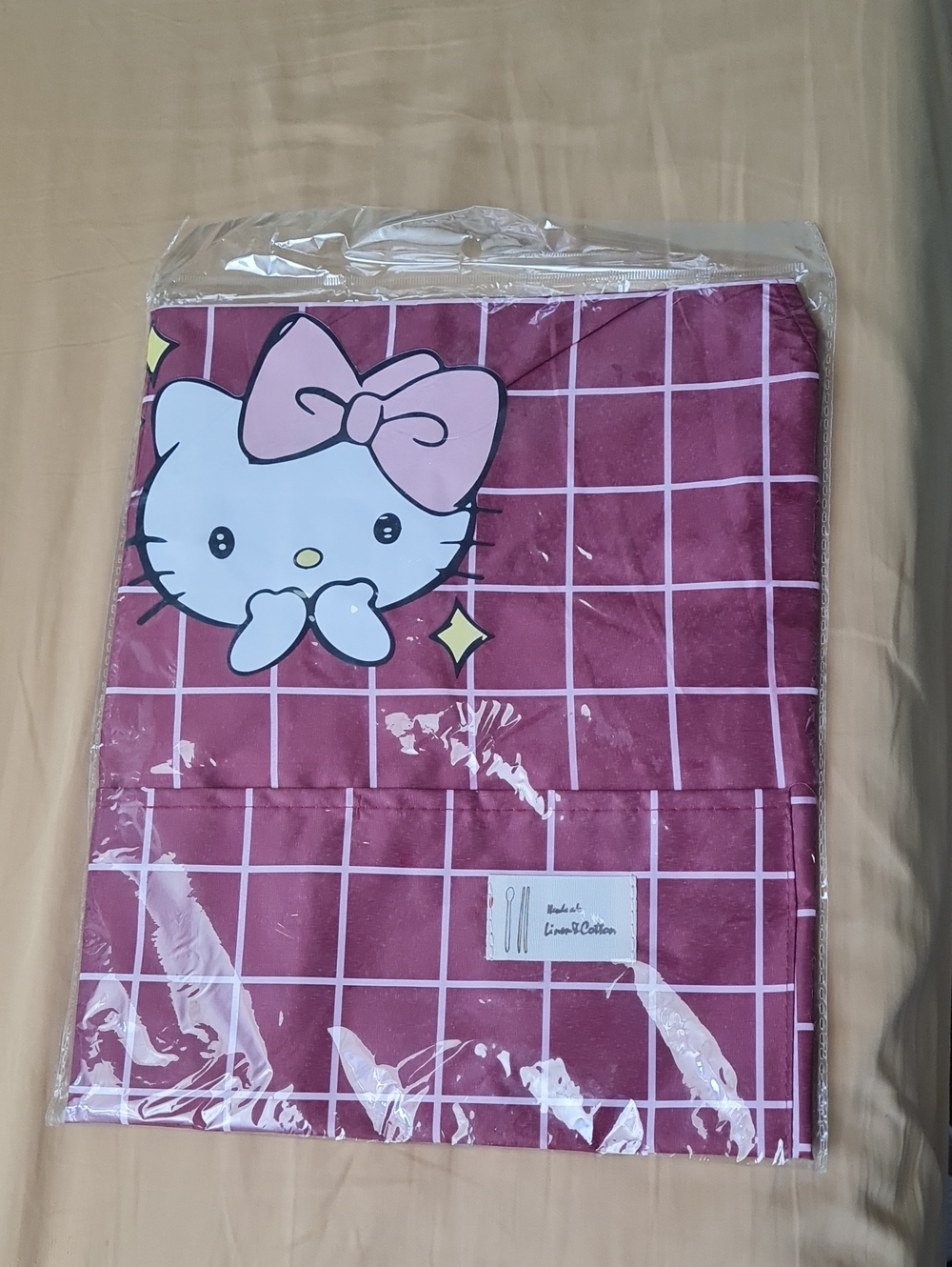 💥3for$15💥Hello Kitty Grid Apron - Cute Kitchen Apron